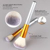 VANDER Makeup Brushes 24Pcs Premium Synthetic FiberWooden Handle Travel Makeup Brush Set Foundation Powder Concealers Ey