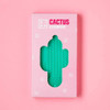 3INA Cactus Cleanser Makeup Brush Cleaner Pad Easy Brush Wash Flexible Silicone Make Up Remover Mat with Ridges to Strip