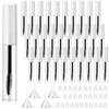 Maitys 30 Pack 10 ml Empty Mascara Tubes with Brush Wand Refillable Eyelash Cream Container Bottle with Funnels Leak Sto