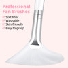 Patelai 14 Pieces Fan Brushes Applicator Mask Brushes for Facial Makeup Tools for Face CosmeticWhite