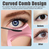 Mermaid Mascara Guard, Silicone Mascara Shield Applicator, Eyelash Comb Cosmetic Tool, Reusable Makeup Eyelash Tool, Detachable (Pink) online at globaldelivered