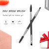 12 Packs Eyebrow Spoolie Brush and Angled Brow Brush Multifunctional Mini tool for Tinting Angled Eyebrow Suitable for C