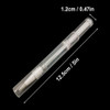 MOTYYA 12 Pack 3 ml Transparent Twist Pens Empty Nail Oil Pen with Brush Tip Cosmetic Lip Gloss Container Applicators Ey