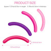 Mudder 80 Pieces Eyelash Curler Refills Eyelash Curler Pads Silicone Rubber Replacement Refills Pads for Universal Eye L