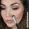 Mineral Powder Eyeshadow Makeup Brush Small Mini Round Top Kabuki Synthetic Dome Smudge Eye Shadow Brushes for Blending