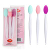 Lip Scrub BrushLip Scrubber ExfoliatorDoubleSided Silicone Exfoliating ToolGentle Lip Exfoliator Scrubber Brush for Smoo