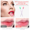 Lip Scrub BrushLip Scrubber ExfoliatorDoubleSided Silicone Lip Exfoliating ToolGentle Lip Exfoliator Scrubber Brush for
