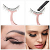 24 Pieces False Eyelashes Applicator Tool Stainless Steel Eyelash Extension Tweezers Remover Clip Tweezers Nipper Eyelas