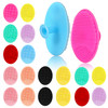 MCIGICM 20PCS Face ScrubberSilicone Facial Cleansing Brush Face Exfoliator Pads Face Scrub Brush for Skin Facial Scrubbe
