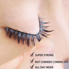 Clear Eyelash Glue Super Strong Hold Adhesive Waterproof for Sensitive Eyes False Lashes 018 oz