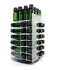 JEREVER Essential Oil Storage Rack Rotating Tower Organizer Acrylic Clear Display Holder for 64 bottles 5ml 10ml 15ml Bo