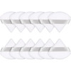 Maitys 12 Pcs Powder Puff Triangle for Face Makeup Cosmetic Loose Powder Puff Velour Soft Body Washable Reusable Foundat