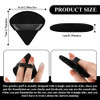 Maitys 12 Pcs Powder Puff Triangle for Face Makeup Cosmetic Loose Powder Puff Velour Soft Body Washable Reusable Foundat