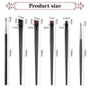 Potchen 30 Pcs Eyeliner Brush Set Gel Angled Eye Liner Fine Flat Slanted Eyebrow Brushes Thin Makeup Tool for Women Girl