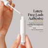 Velour Strong Eyelash Glue Super Hold Vegan Lash Adhesive Brush on Applicator Premium LatexFree Individual Bond for Stri