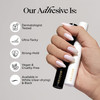 Velour Strong Eyelash Glue Super Hold Vegan Lash Adhesive Brush on Applicator Premium LatexFree Individual Bond for Stri