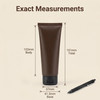SYBL 6 Pack 338oz100ml Refillable Empty Plastic Squeeze Soft Tubes Bottle with Flip Cap Bottle Container for Cosmetic Cr
