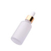 Kal pattes Dropper Bottles With Golden Caps Frosted Glass Vials Essential Oil Samples With Glass Eye Dropper Free Droppe
