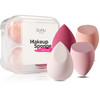 DUAIU 4 Pcs Makeup Sponge Set Beauty Sponge Foundation Blending Sponge Flawless for Liquid Cream and Powder Multicolored