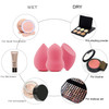 Onwon Makeup Blender Sponge 3 Pcs Set Beauty Sponge Foundation Blending Sponge with Egg Sponge Blending Holder Stand Fla