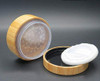 30ml 1oz Empty Loose Powder Case Bamboo Powder Container Cosmetic Makeup Loose Powder Box Case Holder Travel Containers