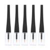 XUMIN 5PCS 5ml017oz Empty Black Plastic Eyeliner Tubes Bottle Vials Dispenser Sample Packing Storage Container with Inse