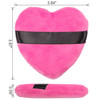 OIIKI 4PCS Makeup Puffs Polyester Powder Puff Makeup Tool Sponges Blender Cleanser in Love Shape with Strap for Cosmetic