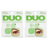 DUO BrushOn Clear Lash Glue Waterproof Strip Lash Adhesive with Vitamins A C E Long Lasting Eyelash Glue 018 oz 2 Pack