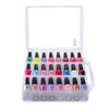 Makartt Nail Polish Organizer Clear Universal Nail Polish Holder for 48 Bottles Portable Sturdy Gel Nail Polish Organize