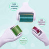 Derma Roller for Face and Body Angel Kiss 4 in 1 Titanium Microneedling Roller Kit Micro Needle Microneedle Roller 300 a