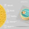 Appearus Natural Cellulose Facial Sponges 25 Pack Compressed Professional Spa Facial Sponge Pads for Cleansing Exfoliati