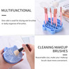 Silicon Makeup Brush Cleaner Mat with Brush Drying manual Make up brush cleaner cleanser machine Cosmetic Brush Cleaning