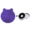 Silicon Makeup Brush Cleaner Mat with Brush Drying manual Make up brush cleaner cleanser machine Cosmetic Brush Cleaning