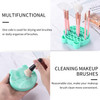 Silicon Makeup Brush Cleaner Mat with Brush Drying manual Make up cleaner cleanser machine Cosmetic Cleaning PadMakeup D