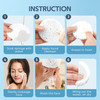50Count Compressed Facial Sponge GAINWELL White Cellulose 100 Natural Cosmetic Spa Sponges for Facial Cleansing Exfoliat