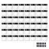 zmybcpack 48 pack 2 OZ55ml Round Clear Plastic Slime Jars With Lids Labels 2 Pens PET Containers Storage Jars Travel Jar