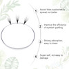 Maitys 6 Pieces Eyelash Extension Silicone Pads Reusable Adhesive False Eyelash Holder for Loose Lash Grafting Gasket Pa