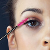 200Pcs Disposable Eyelash Wands Mascara Brushes Eyebrow Brush Lash Extension Combs Applicator Makeup Brush Rose red