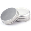 Tosnail 96 Pack of 05 OZ15 ML Mini Round Tins with Screw Lids Aluminum Empty Tin Containers Metal Storage Jars Travel Co
