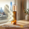PrettyCare 12 Pack 10 ml Essential Oil Roller Bottles with Stainless Steel Roller Ball Refillable Leakproof Empty Thick