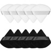 Maitys 10 Pcs Triangle Powder Makeup Puffs Face Soft Velour Puff Beauty Setting Sponge for Loose Foundation Blending Ble