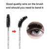 CHEFBEE 100PCS Disposable Eyelash Brush Mascara Wands Makeup Brushes Applicators Kits for Eyelash Extensions and Eyebrow