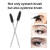 CHEFBEE 100PCS Disposable Eyelash Brush Mascara Wands Makeup Brushes Applicators Kits for Eyelash Extensions and Eyebrow