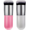 2 Pieces Foundation Brush Chubby Makeup Brush Kabuki Makeup Brush Travel Powder Brush for Blending Liquid Cream or Powde