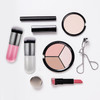 2 Pieces Foundation Brush Chubby Makeup Brush Kabuki Makeup Brush Travel Powder Brush for Blending Liquid Cream or Powde