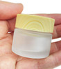 ericotry 3PCS 10g10ml Empty Refillable Translucent Glass Makeup Cosmetic Face Cream Lip Balm Storage Container Jar Pot B