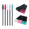 G2PLUS 100PCS Disposable Eyelash Brushes Adjustable Mascara Wands Makeup Applicator Lash Spoolies Brushes for Eyelash Ex