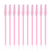 G2PLUS 100PCS Disposable Eyelash Brushes Adjustable Mascara Wands Makeup Applicator Lash Spoolies Brushes for Eyelash Ex