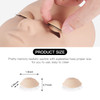 Pretty memory Lash Mannequin Head with 2 Pairs of Removable Practice Eyelids Realistic Eyelash Mannequin Head SoftTouch