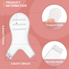 Maitys 20 Pieces Lash Lift Pads Rods Silicone Eyelash Perming Curler and 30 Pieces Y Shape Eyelash Brush Silicone Permin